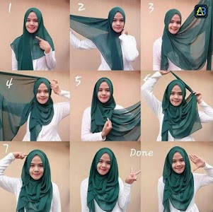 Simple Hijab Tutorial Unknown