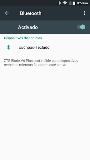 Teclado y Touchpad BT Screen 2