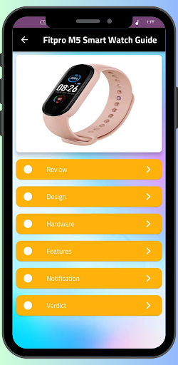 Fitpro M5 Smart Watch Guide Screen 3