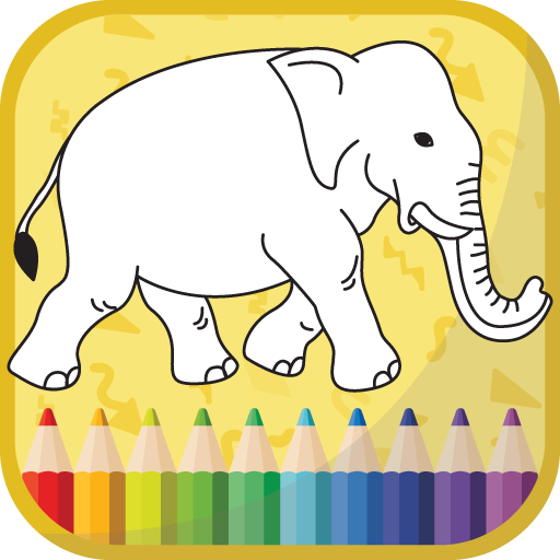 Coloring book for kids  Icon