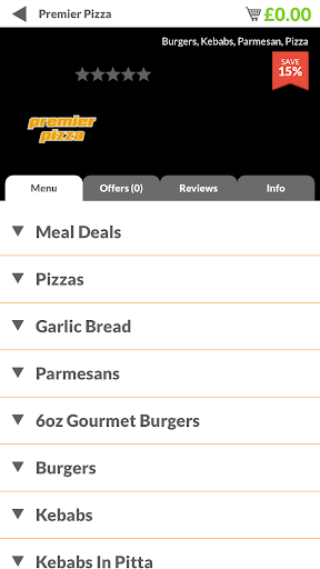 Premier Pizza LS12 Screen 2