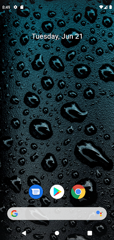 Black Water Droplets Wallpaperのおすすめ画像3