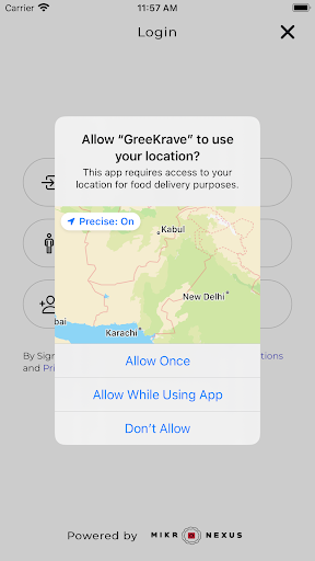 Android application GreeKrave screenshort