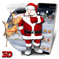 3D Christmas santa Theme