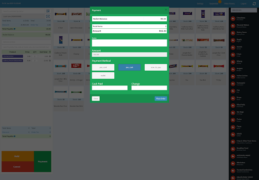 Ordev POS TapTuck Screen 2