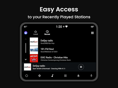Radio FM: Live-Radio-App Screenshot