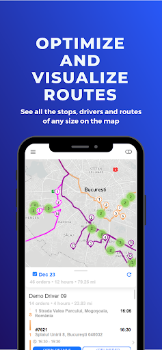 Logistia Route Planner Screen 2