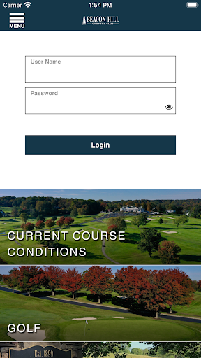 Android application Beacon Hill Country Club screenshort