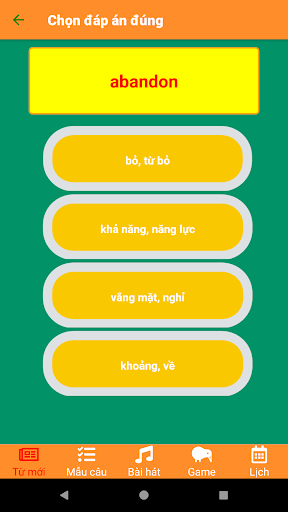 Từ điển Anh Việt Love You 3000 Screen 3