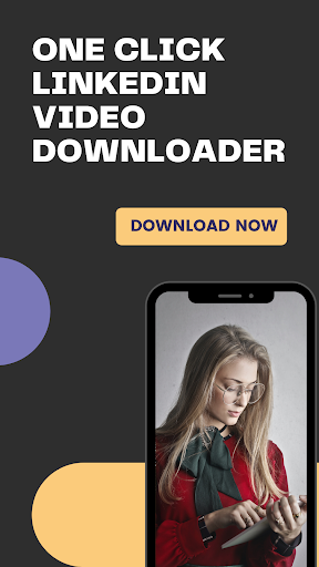 Android application LinkedIn video downloader screenshort
