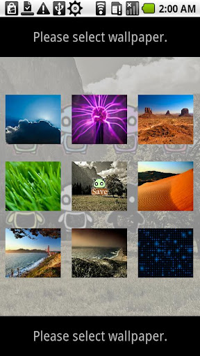 SwitchWallpaper Screen 2