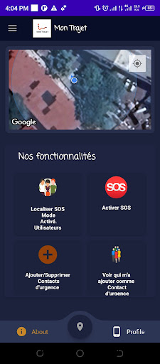Mon Trajet - SOS de sécurité Screen 3