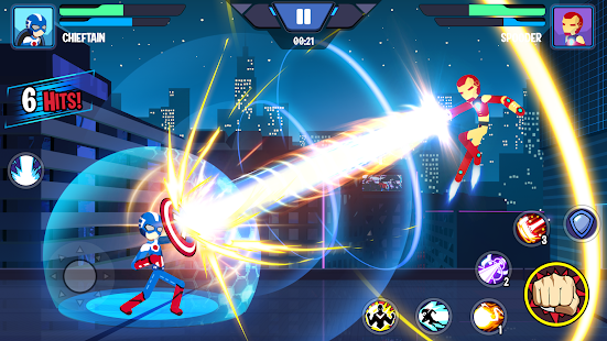 Stickman Superhero - Super Stick Heroes Fight banner