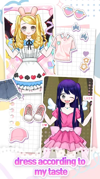 Stylist:Character dressup game - Screenshot 3