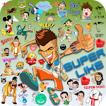 Cover Image of ดาวน์โหลด Emoticons Sticker & Emojis for Messenger 1.2 APK