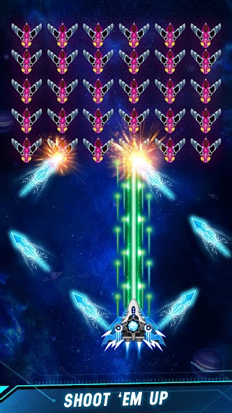 Space Shooter: Galaxy Attack 1.788 APK + Мод (Unlimited money) за Android