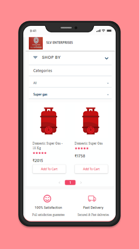 Android application SLV Enterprises screenshort