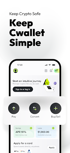 Cwallet - Secure Crypto Wallet screenshots 1