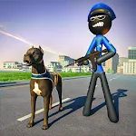 Cover Image of Download Stickman Police Dog Chase Crime Simulator 1.3 APK