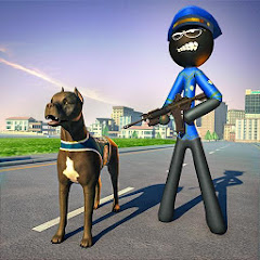 Stickman Police Dog Chase MOD