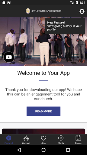 Android application The NLIM App screenshort