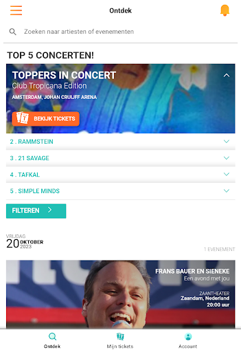 TopTicketShop Screen 3