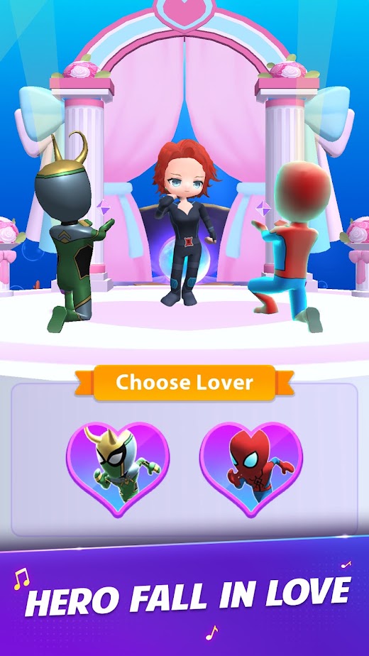 Android application Universe Hero 3D - Music&Swing screenshot