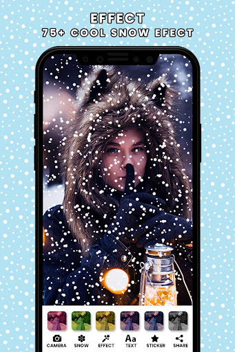 Christmas Snow Photo Editor Screen 3