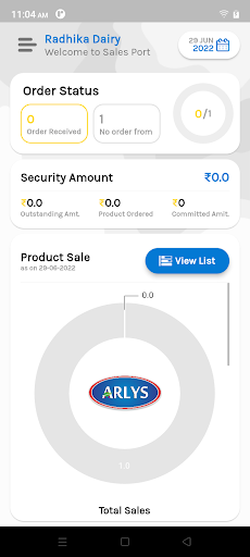 Arlys Superstockist App Screen 2