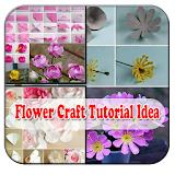 tutorial flower craft idea icon