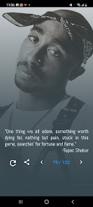 Screenshot 1 Tupac Shakur Quotes and Lyrics android