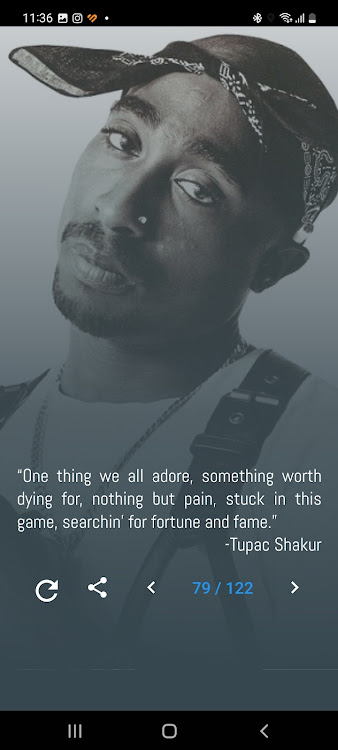 Tupac Shakur Quotes and Lyrics - 1.0.0 - (Android)