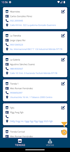 SaleTracker Screen 2