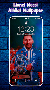 Lionel Messi Alhilal Wallpaper
