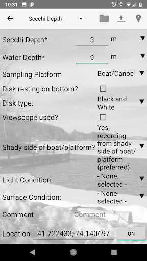 Lake Observer Screen 2