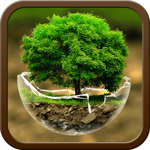 2018HD Green Nature Cartoon Th  Icon