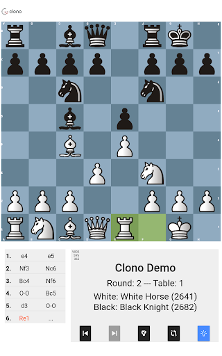 Clono - Chess Scoresheet and B Screen 2