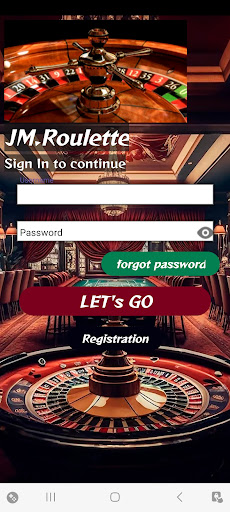 Android application JMRoulette screenshort