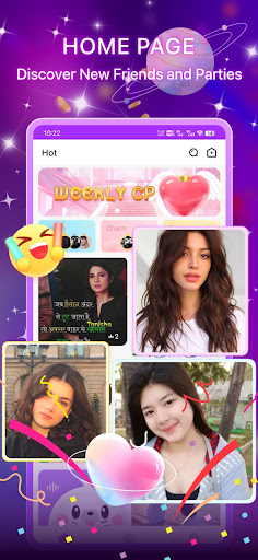 Android application SeaU - Group Voice Chat Rooms screenshort