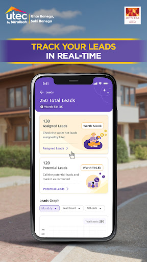Utec Home Building Partner App Screen 2