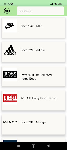 Coupon Code Screen 3