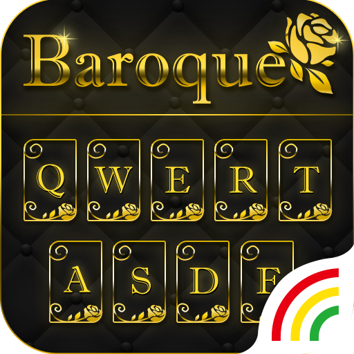 Gold Keyboard Theme - Baroque  Icon
