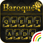 Cover Image of ダウンロード Gold Keyboard Theme - Baroque  APK