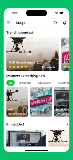 Android application Stage screenshort