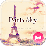 Eiffel Tower Theme-Paris sky- icon