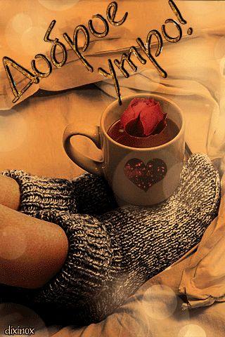 Доброе утро,добрый день,спокойной ночи GIF