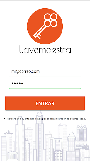 Android application LlaveMaestra screenshort