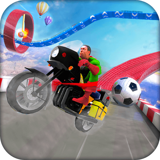 Superhero Bike Stunt Racing 3D