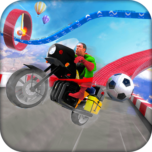 Superhero Bike Stunt Racing 3D logo
