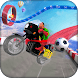 Superhero Bike Stunt Racing 3D